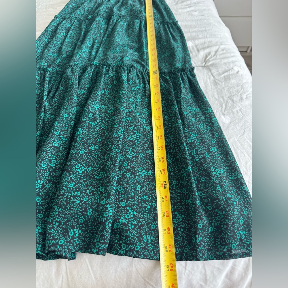 J.Crew Green Halter Maxi Dress Size 4 - Picture 8 of 8